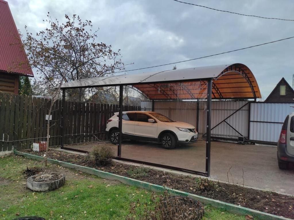 Прозрачные шторы ПВХ для навеса под автомобиль в городе Болохово